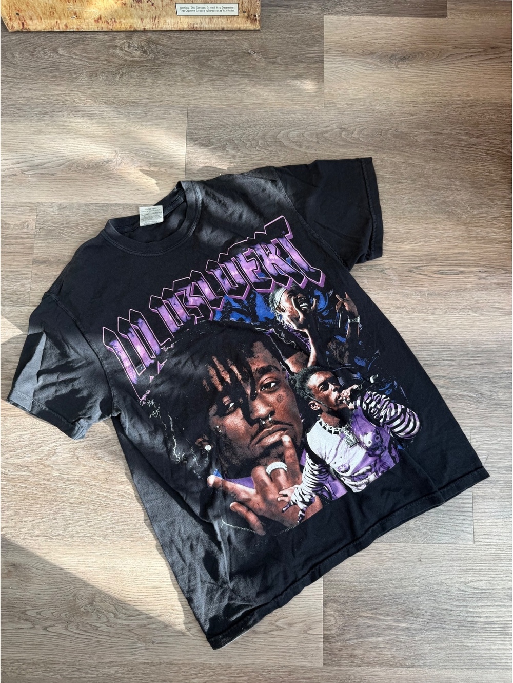 Lil Uzi Vert Graphic Black T-Shirt Medium Comfort Colors Cotton